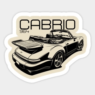 911 Cabrio (964) Sticker